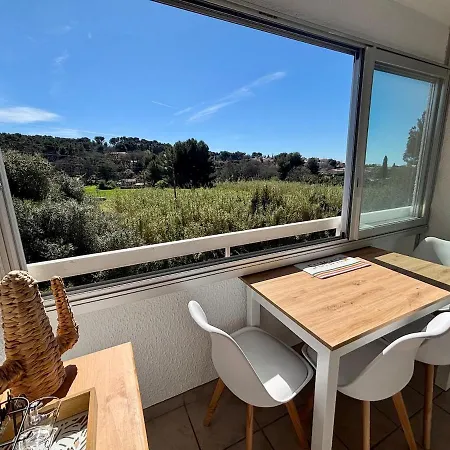 Climatise Avec Piscine A Lägenhet Sanary-sur-Mer